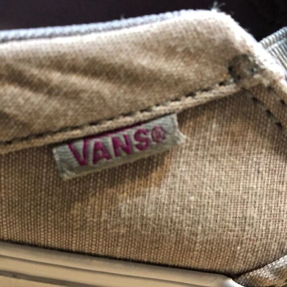 Vans slip on khaki color size 8.5 - Picture 8 of 9
